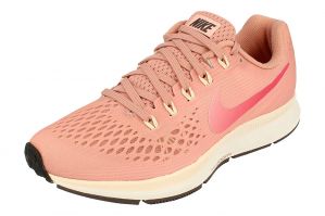 Nike Women's Air Zoom Pegasus 34 Running Shoe (7, Rust Pink Tropical Pink)