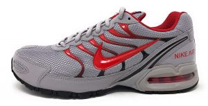 Nike Mens Air Max Torch 4 Running Shoes (12 D(M) US, Atmosphere Grey/University Red)