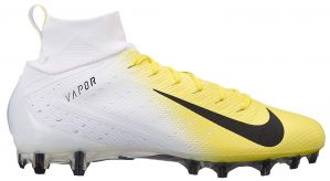 Nike Men's Vapor Untouchable 3 Pro Football Cleats (11.5, White/Yellow)
