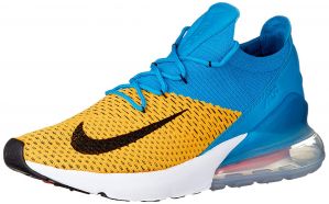 Nike Men's Air Max 270 Running Shoe (9 D(M) US, Laser Orange/Blue)