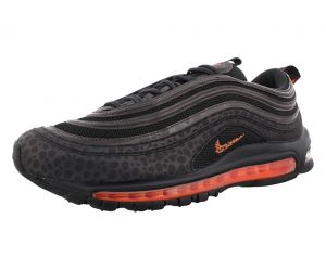 Nike Men's Air Max '97 Lifestyle Sneakers (12), Off Noir/Total Orange-thunder Grey