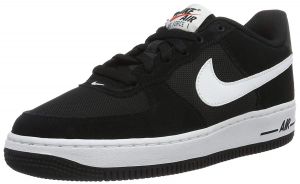 נעליים אונליין,בגדים אונליין,קניות באינטרנט לעולם לא היו קלות יותר! מאייבי אמזון אלי אקספרס! נייק אייר פורס Nike Youth Air Force 1 (GS) Boys Basketball Shoes Black/White 596728-026 Size 6