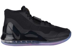 Nike Mens Air Force Max Black/Bright Crimson/Anthracite Mesh Basketball Shoes 11.5 M US