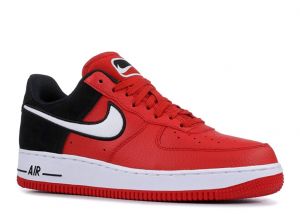 Nike Men's Air Force 1 LV8 Mystic Red/White/Black Leather Casual Shoes 12 M US