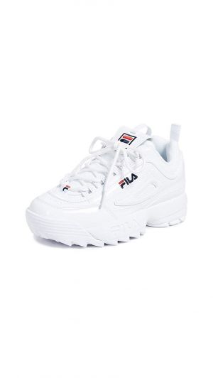 Fila Womens Disruptor ll Premium Patent Sneaker