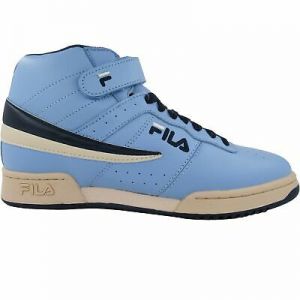נעליים אונליין,בגדים אונליין,קניות באינטרנט לעולם לא היו קלות יותר! מאייבי אמזון אלי אקספרס! נעלי פילה    Fila Men&#039;s F13 F 13 Powder Blue Leather High Top Casual Classic Basketball Shoes