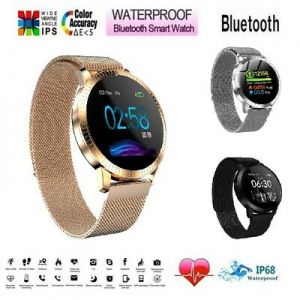    Waterproof Smart Watch Heart Rate Bracelet Women Gift For iPhone Android Samsung