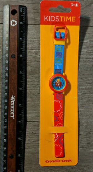    Crocodile Creek Kids Time Wrist Watch, Stylish Colorful Watch