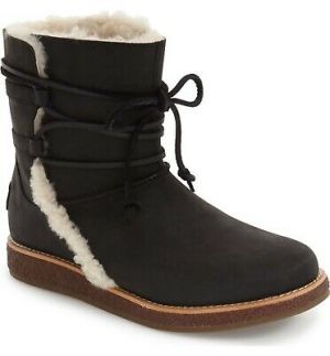    UGG AUSTRALIAN LUISA SHEARLING LINED BOOTS BOOTIES SZ 5  $185 RETAIL! BRAND NEW!