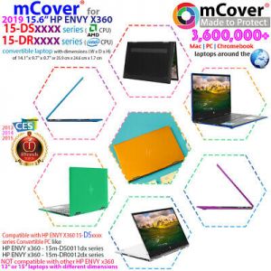    NEW mCover® Hard Shell Case for 15.6" HP ENVY X360 15-DSxxxx 15-DR0000 laptop