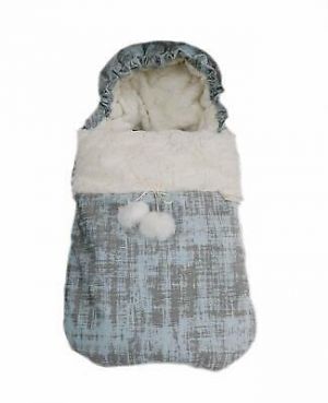    Peradi Baby Stroller Bunting Bags, Oblique Blue Blanket