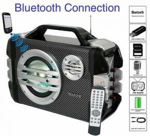    Boytone BT-51M Portable Bluetooth Speaker with Microphone, FM Radio, USB Port