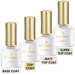   Matte Top Coat and Base Coat BORN PRETTY UV&LED Soak off Gel Polish Nail Care