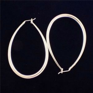    WomenS 925 Silver Ear Stud Hoop Dangle Earrings Wedding Bridal Fashion Jewelry