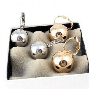    Fashion 925 Silver,Gold,Rose Gold Drop Earrings for Women Jewelry A Pair/set