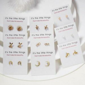    Elegant Women Girl Silver Earrings Ear Stud Lady Gold Wedding Jewelry Gifts New
