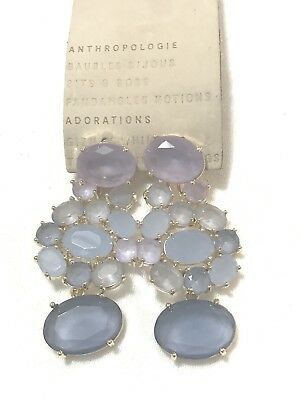    ANTHROPOLOGIE LEORA POST MAUVE EARRINGS(FOR PIERCED EARS) --NEW W/ TAG
