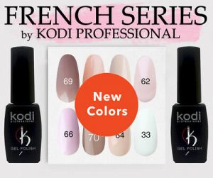    FRENCH series Kodi Professional - NEW Gel LED/UV Nail Polish Color 8 ml ORIGINAL