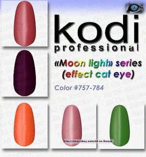    Kodi - Gel LED/UV Polish “Moon light” Color # 757-784 7 ml. cat’s eye effect