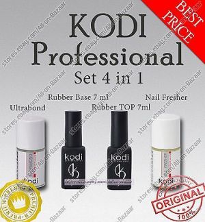    Kodi professinal  Gel LED/UV Ultrabond | Rubber Base | Rubber Top | Nail fresher