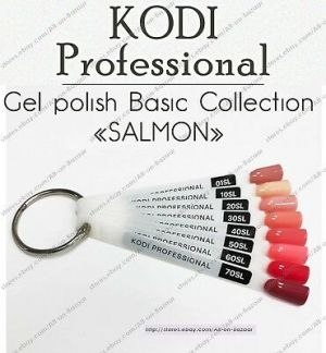    NEW Kodi - Gel polish LED/UV color Salmon Series 8 ml. original