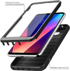    REFINED SHOCKPROOF RUGGED ARMOR Hard Phone Case Cover +BUILT-IN SCREEN PROTECTOR