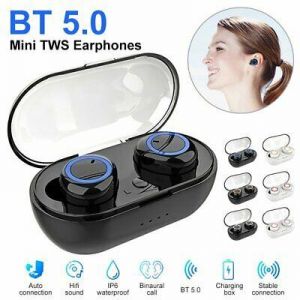    TWS Wireless Earbuds Bluetooth 5.0 Waterproof Mini Earphone Stereo Sport Headset