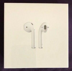    New Apple AirPods 2nd Generation with Wireless Charging Case - White (MRXJ2AM/A)