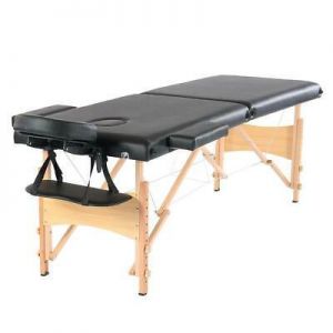    New 84"L Portable Massage Table Facial SPA Bed Beauty w/Free Carry Case Black